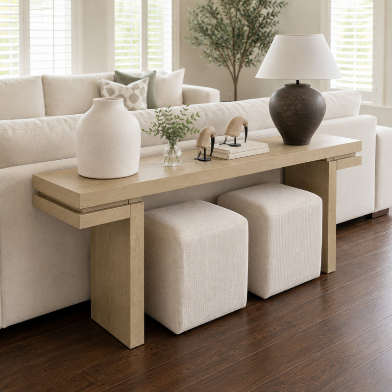 Console 66 po extra large, Oak