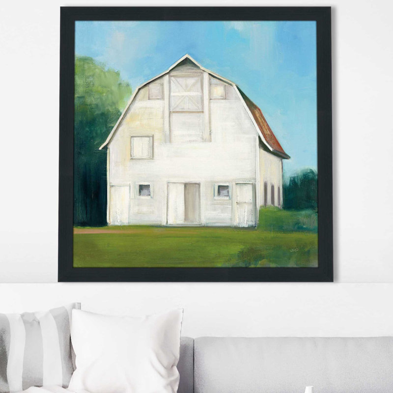 Farm Farm - Peinture, Cadre espresso, H 37,5 po x l 37,5 po x P 1 po