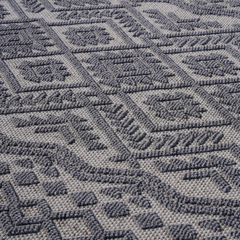 Traditional indoor/outdoor area rugs, Rectangle 4' x 6'2"
