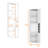 5 Shelf White Bar Cabinet For Entertaining - Fits Corners Smoothly, And Reliable Large Shelves Enhances Interior Design, Construction