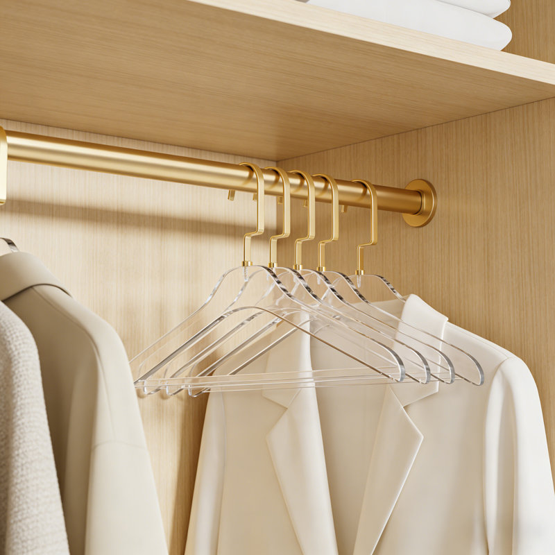 Paquet de 15 cintres robustes, idéal pour les robes, les pantalons, les costumes, les vestes et autres vêtements lourds, solution de rangement pour garde-robe peu encombrante
