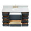Meuble-lavabo simple avec plateau Abita 61-93359377