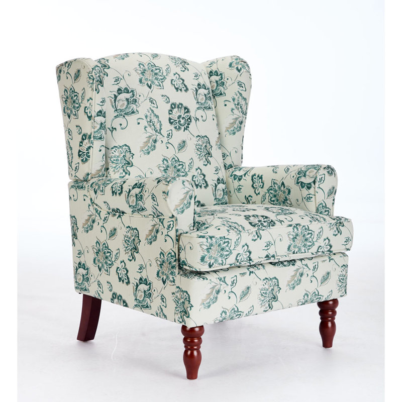 Upholstered Fabric Armchair