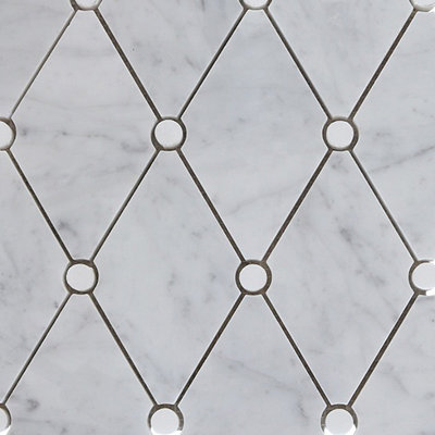 Carrara 2.5" x 4.5" Marble Mosaic Tile