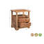 Table de chevet en bois massif Chaliyah