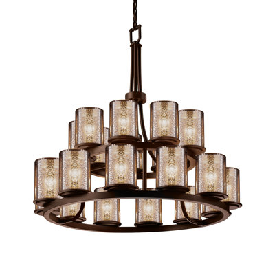 Lustre 21 lumières Fusion Dakota