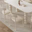 Creamy White Casual Comfort Dining Chairs