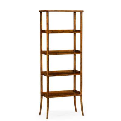 Casually Country Solid Wood Etagere Bookcase