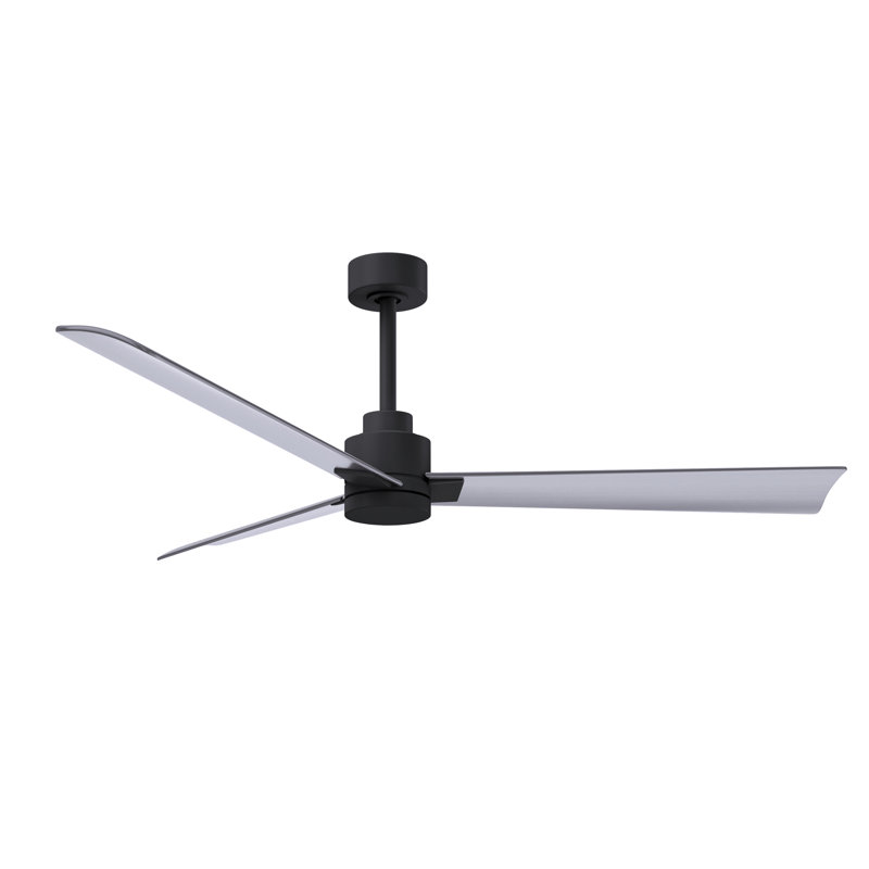 Alessandra 56'' Ceiling Fan, Brushed Nickel, Matte Black