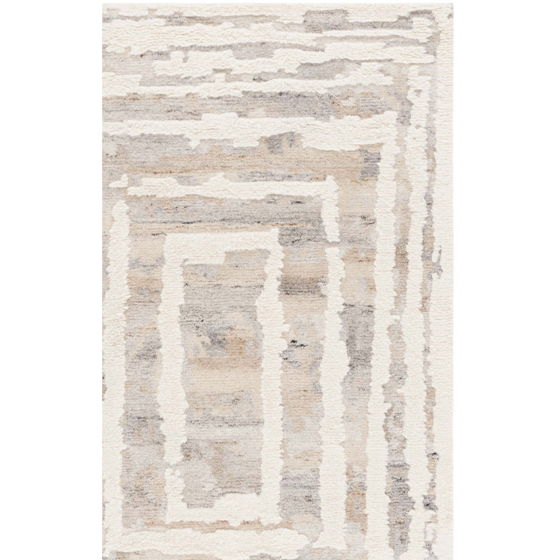Tapis en laine touffeté à la main Casablanca 449, Rectangle 4pi x 6 pi