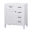 Meuble-lavabo de 30 po sans lavabo, base d'armoire seulement, armoire de salle de bain avec tiroirs, structure solide et panneau en bois aggloméré-2079184333
