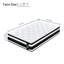 Matelas simple de 12 po: ressorts ensachés individuels et matelas en mousse viscoélastique de 12 po: 100 po, confort, surface de sommeil-1037433411
