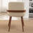 Home Office Chair - Upholstered Faux Leather Back Desk Chair, Ergonomic Executive Chair with Lumbar Support-1229155624