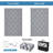 Geometric Outdoor Mats Plastic Straw Rug Waterproof Washable Outdoor Rug for Garden Backyard Picnic Camping RV Deck Beach Trailer-1222228457