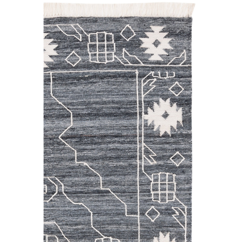 Ameliyah Flat Weave Polpropylene Southwestern Rug, Square 7'