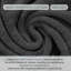 Home Weavers - Ensemble de serviettes de bain super absorbantes 100% coton 500 g / m² Robbin, 16 po x 24 po (24) (24 serviettes à main), noir-130204312-130204327