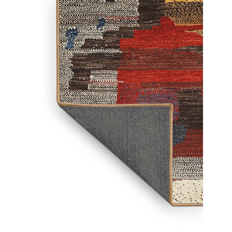 Adalena Abstract Indoor Rug, Rectangle 2' x 5'