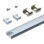 Accessory Packs for LED Tape Light Mounting Channels, Surface Mount, White