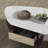Italian microcrystalline stone coffee table