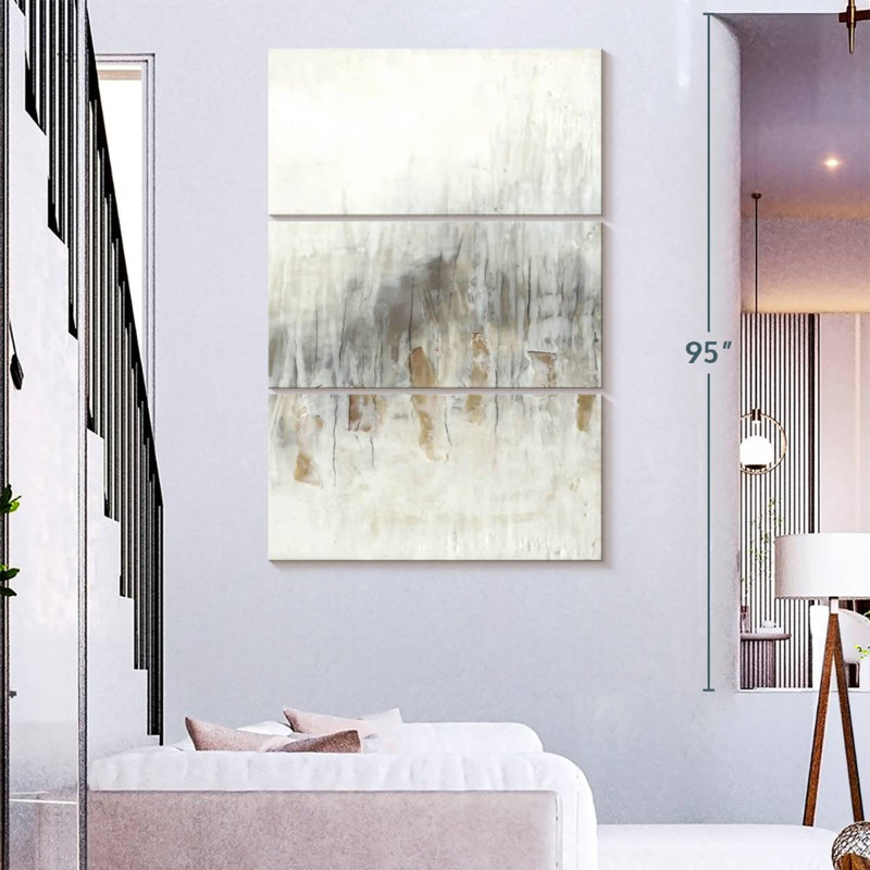 Avery Neutral Wave II, 74" H x 48" W