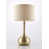 Soft Brass Base/Taupe Shade