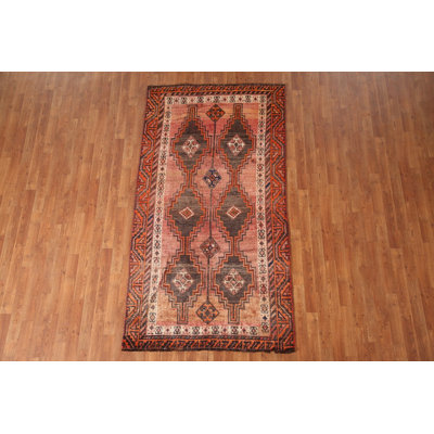 Tapis traditionnel rétro en laine 4 x 8