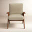 Fauteuil l 25,2 po Leonel