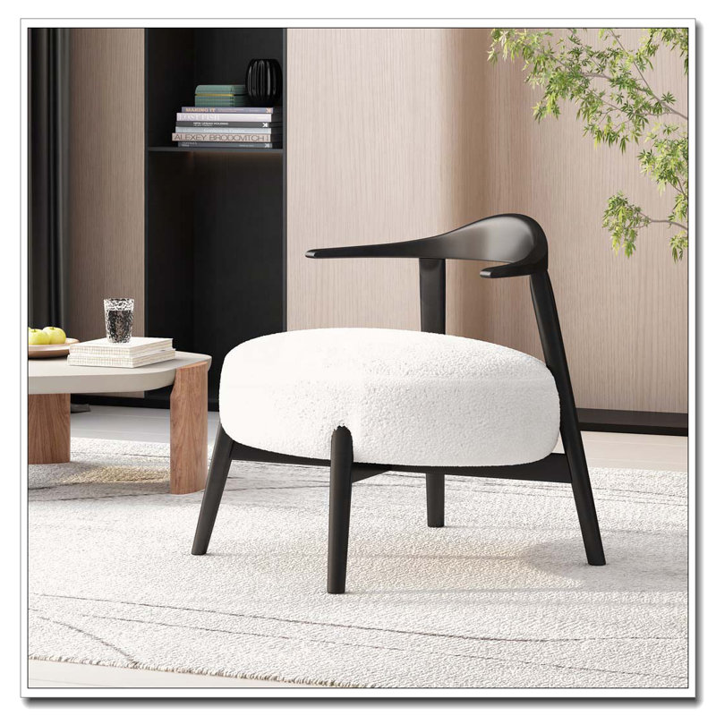 Fauteuil d'appoint Birch, Blanc
