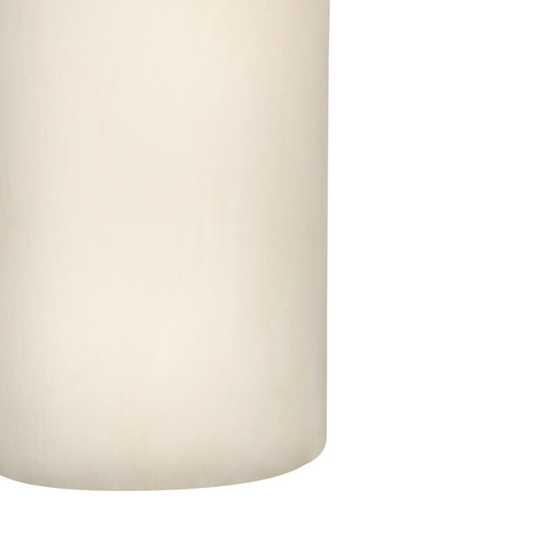 H 25 po, lampe de table, résine crème, abat-jour beige Design Design distinctif en forme d'arche