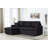 Mccutcheon Velvet Fabric Reversible Sleeper Sectional Sofa Chaise-124550107