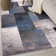 Damarus Geometric Blue/Ivory/Gray Area Rug
