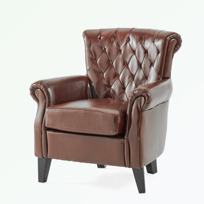 Aengus 33.07'' Wide Tufted Armchair -  Canora Grey, 56CFD8A8C8BB49CA8B640060118B62A9