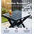 HDPE Patio Folding Outdoor Side Table-764542689