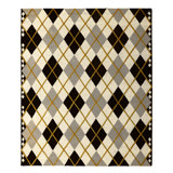 Cream Argyle Rug