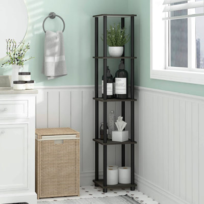Cearfoss 146.3 cm H x 29.5 cm W Corner Bookcase