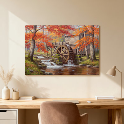 Plantes et fleurs, automne, cascade, arbres, feuilles, ruisseau, bois