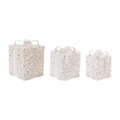 LED Tinsel Package with Bow
