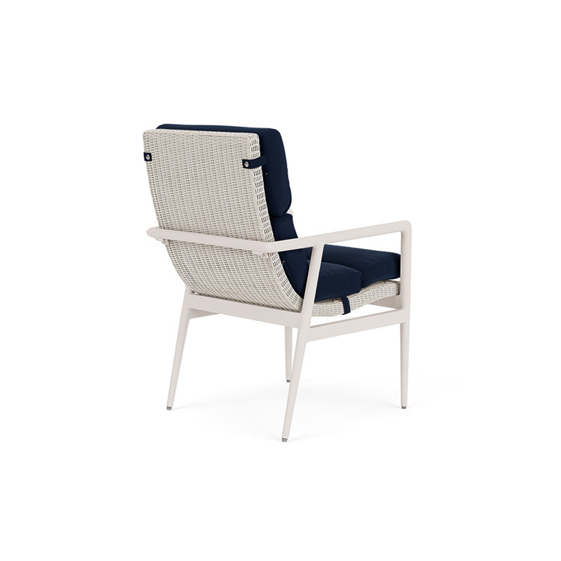 Cascade Outdoor Dining Armchair, Decorline Navy, Antique White