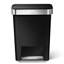 Simplehuman 45 Liter / 12 Gallon Rectangular Kitchen Step Trash Can with Soft-Close Lid, Plastic-17063975