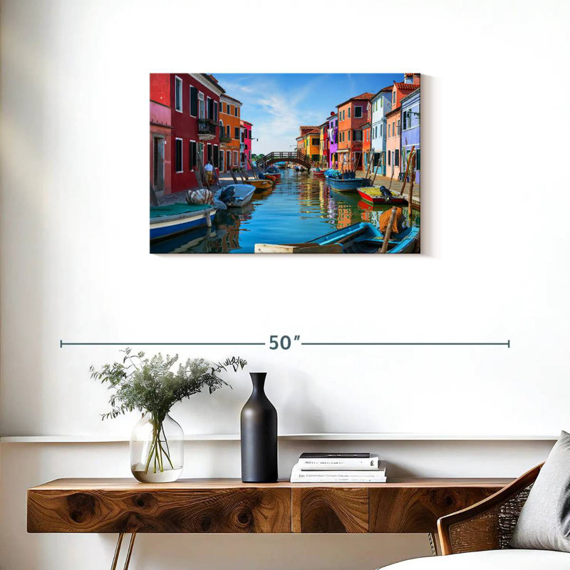 Hannes Burano Neighborhood, 20" H x 30" W