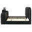 Lit tapissier Kana avec DEL en noir-2078291010