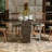 No Assembly Required, 58.9'' Folding Dining Table For Small Space, Rectangular Wooden Extendable Dinning Table With Wheels And Storage For Dining Room-98839870