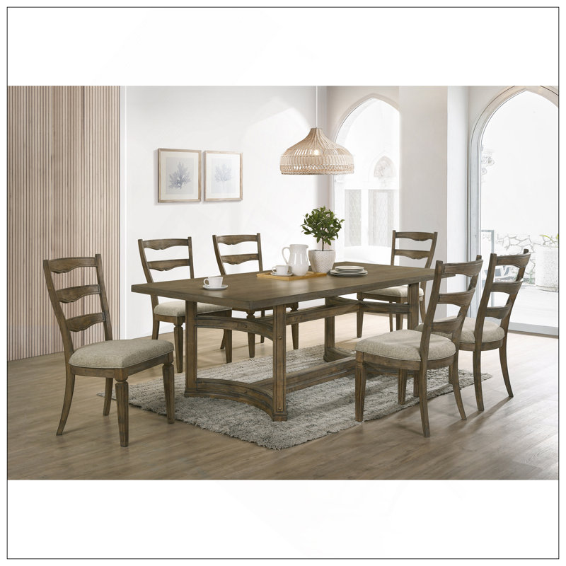 Parfield Weathered 7Pcs Dining Room Set