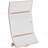 Touch Trifold XL Dimmable LED Makeup Mirror with Standing Base Vanity Dressing Mirror with USB Cable-54878578