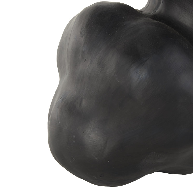 Vase de table en céramique Bia, Noir