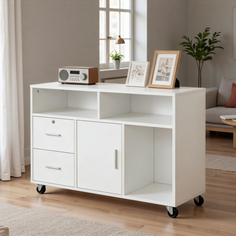 Mobile Storage Cabinet,Printer Stand Unit,Office Storage Cabinet