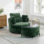 Fauteuil demi-tonneau pivotant de 42,2 po de large et demi avec repose-pieds Sherpa-97572046