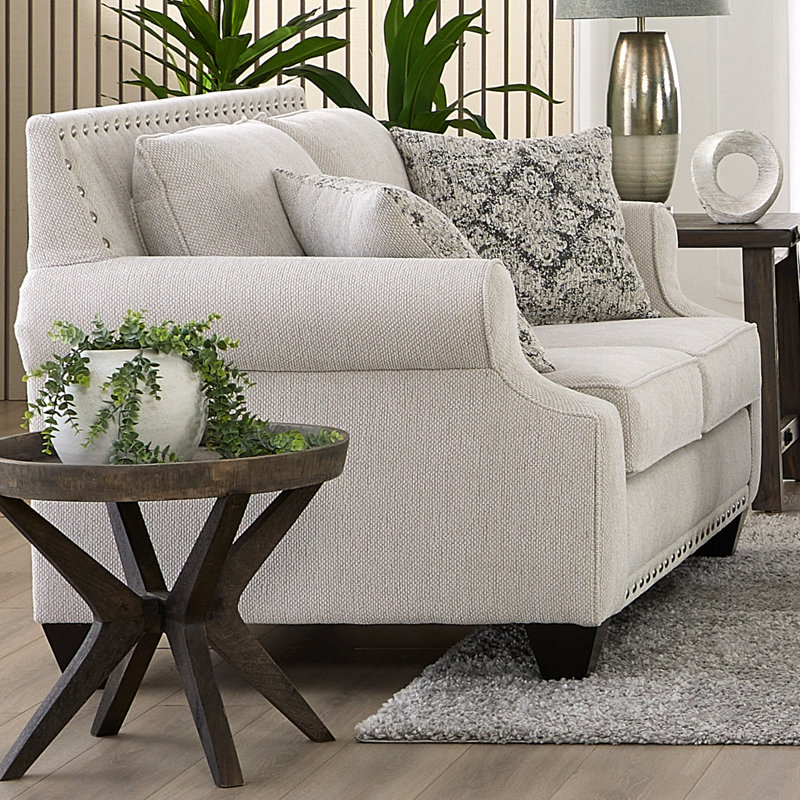 Causeuse Hughes Furniture 24850, Largo Pearl, Perle Largo