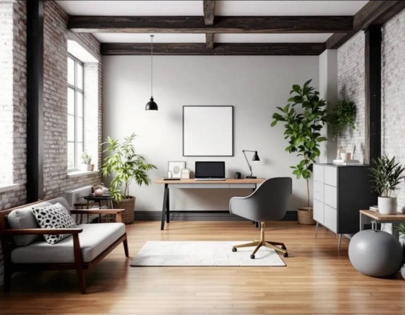 Granton Height Adjustable Computer Desk