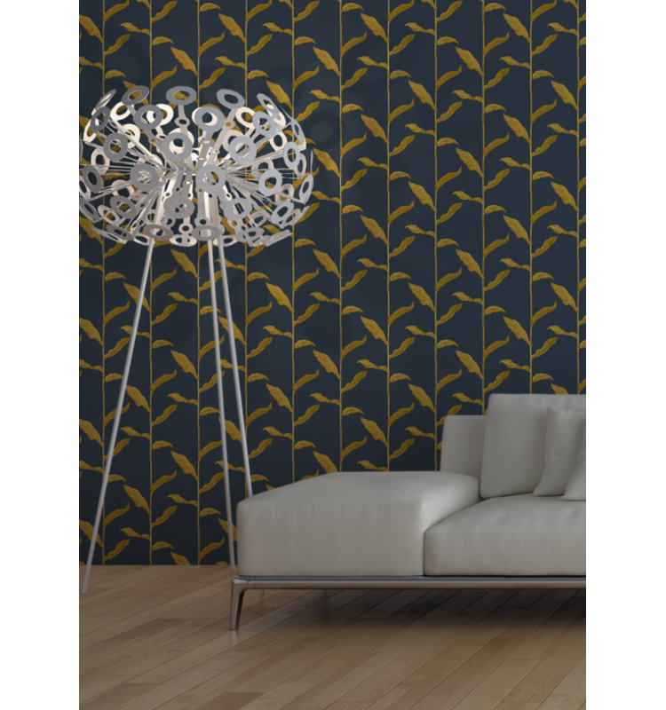 Nomad 10' L x 24" W Wallpaper Roll, Juniper, Peel & Stick